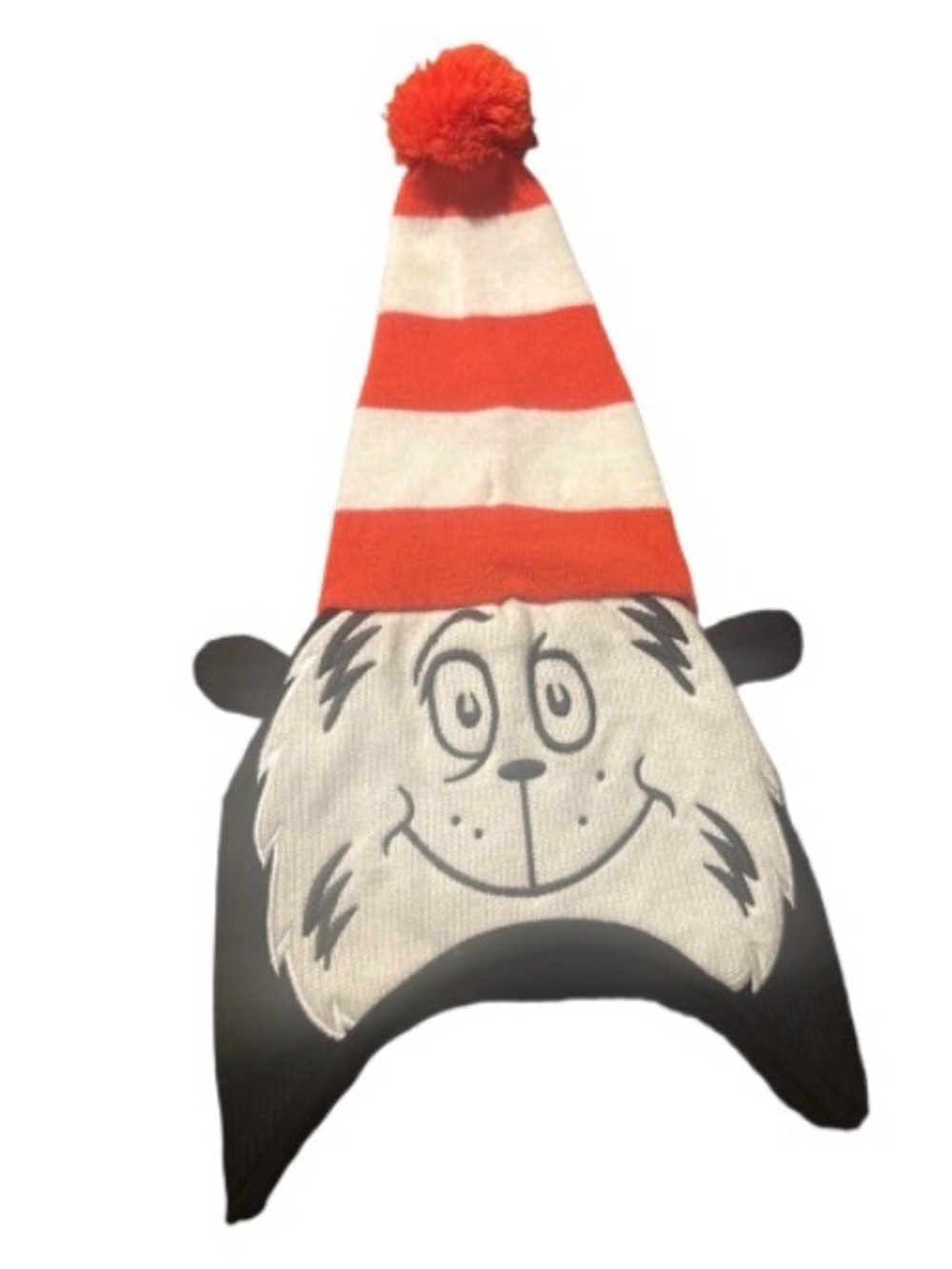 Dr. Seuss cat in the hat Striped Red and White Character hat